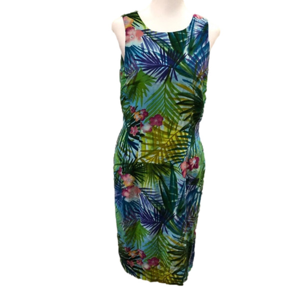 MAGGY London 100% silk sleeveless dress. Fully lined. - Picture 1 of 5
